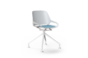Stolička Aeris Numo (klzáky na hviezdici) White