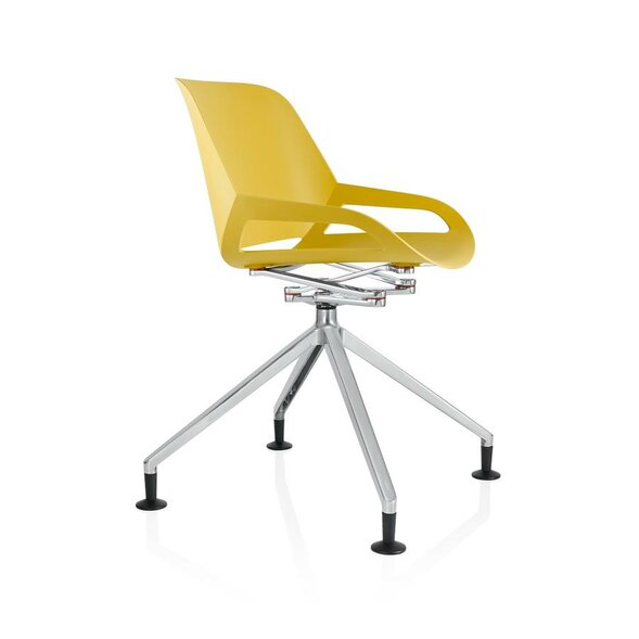 Stolička Aeris Numo (klzáky na hviezdici) Yellow